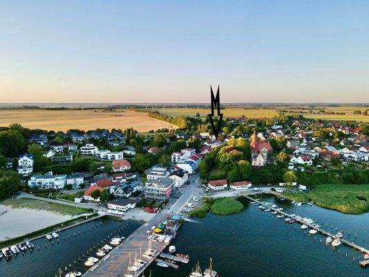 Rügen - Altefähr Blick vom Hafen