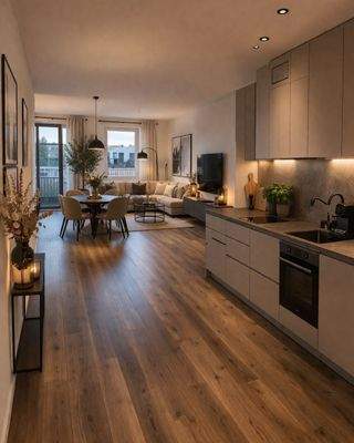 Küche / Wohn- und Essbereich