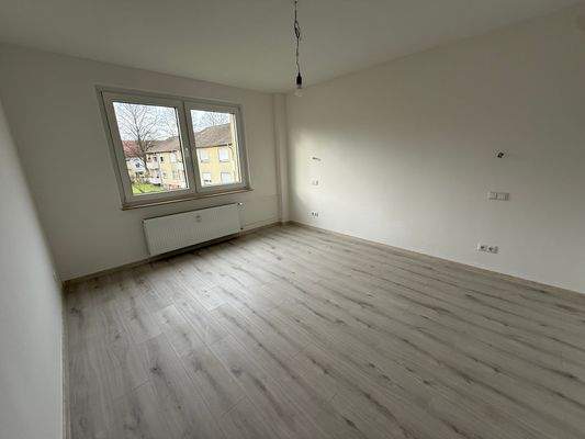 Blick in das Schlafzimmer