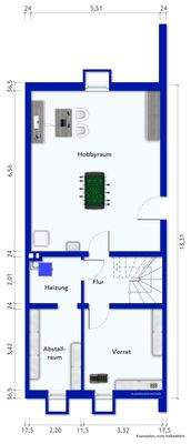 Grundriss Kellergeschoss
