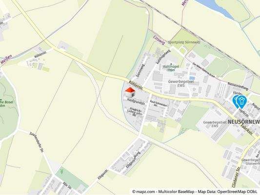 Geolyzer Kartenausschnitt