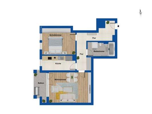 Grundriss - 4. Obergeschoss