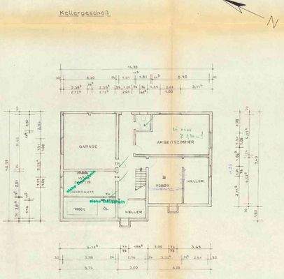Grundriss Kellergeschoss 