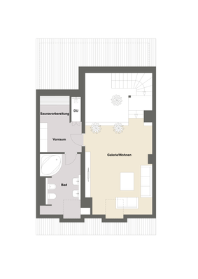 Grundriss obere Ebene