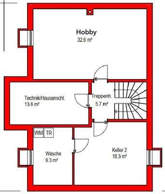 Untergeschoss / Beispiel