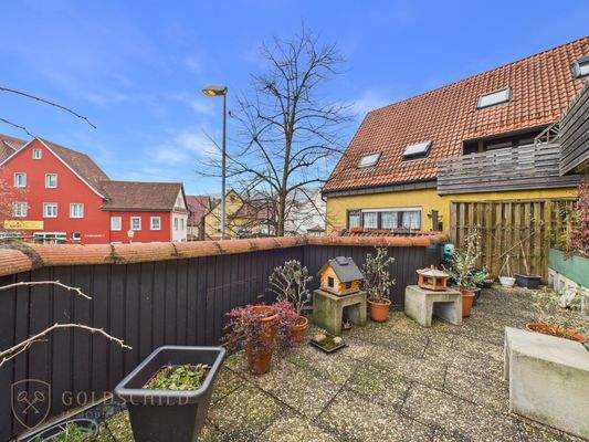 Blick sonnenterrasse 