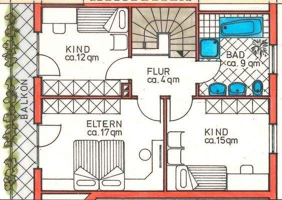 Grundriss Dachgeschoss
