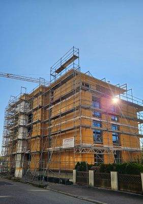 Neubau Grüne Mitte - Rohbaufertigstellung