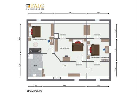 Grundriss Dachgeschoss