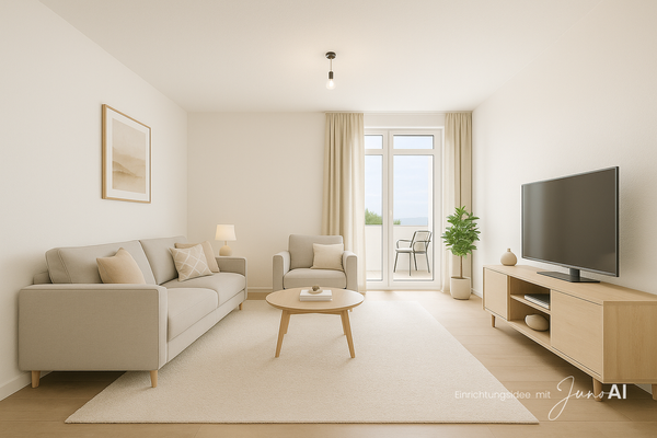 Wohnzimmer AI Staging