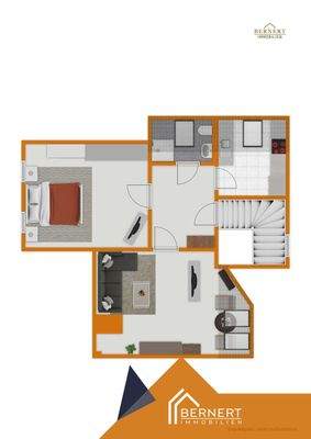 Grundriss DG visualisiert 
