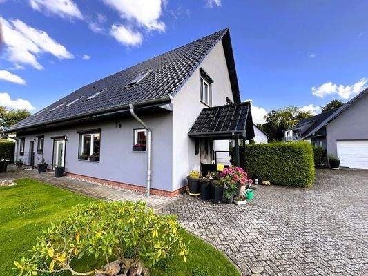 Blick Richtung Eingänge