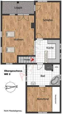 Grundriss DG Hasenstieg 16