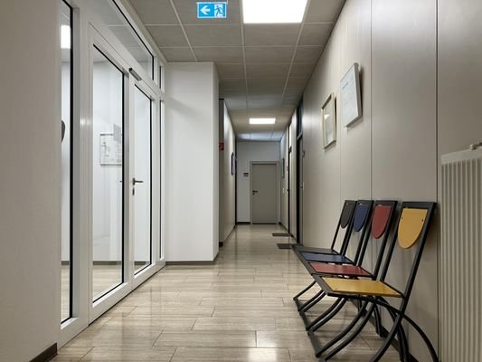 Etagenflur, Eingangsbereich