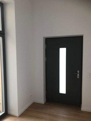 Hochw. Wohnungseingangstür, li Ausg. z. Terrasse