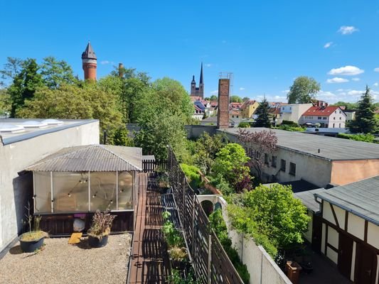 Blick auf die Terrasse