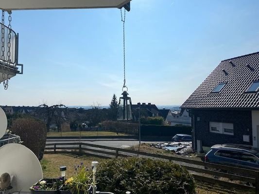 Fernblick vom Balkon