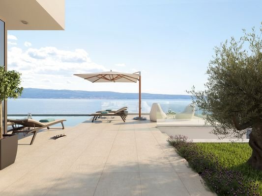 Terrasse mit Meerblick