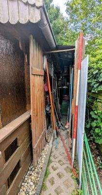 Stauraum Gartengeräte