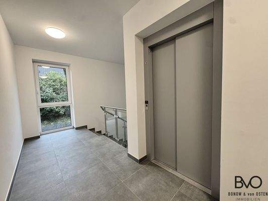 Aufzug direkt vor die Wohnungstür