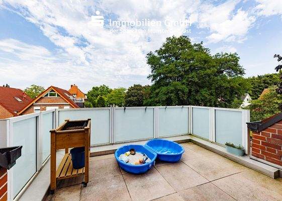 Balkon von der Küche