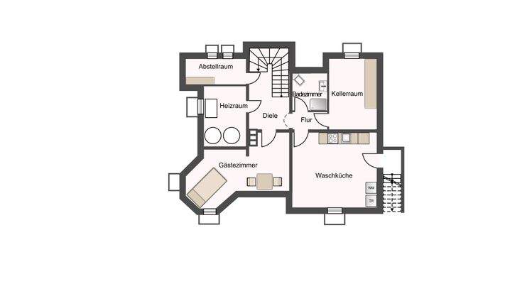 Grundriss Kellergeschoss 