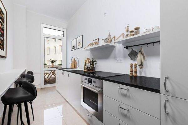 Küche WE14/ digital möbliert