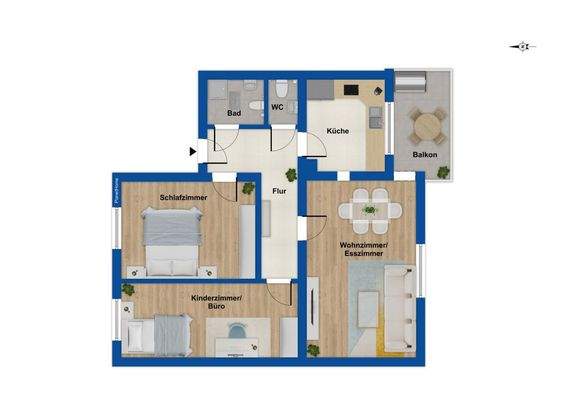 Grundriss 2. Obergeschoss