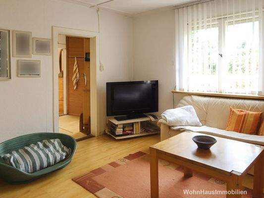 Wohnzimmer mit Ofenheizung