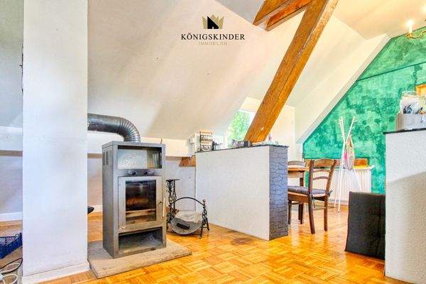 vermietete Wohnung im Anbau 