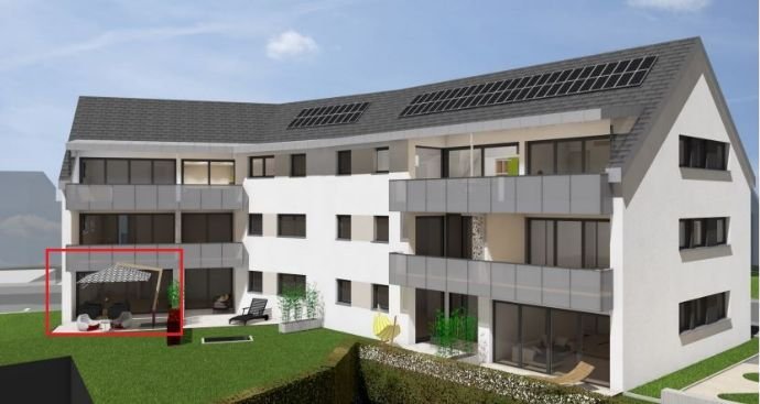 NEUBAU in TUT- Nendingen - Wohnen am grünen Bogen - 4,5 Zimmer Wohnung im Erdgeschoss