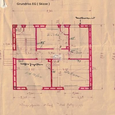 Grundriss EG Skizze