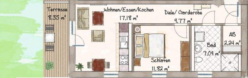 Grundriss-Rollstuhlgerecht 