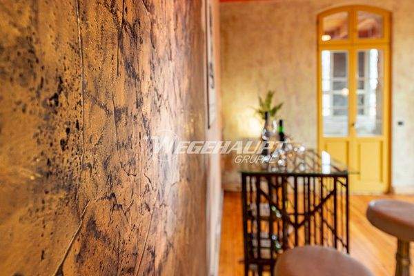 11_Orangener Salon_Kalkmarmorputz