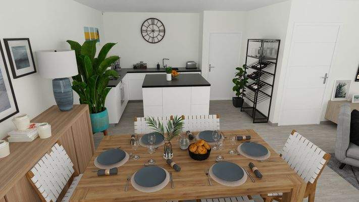 Küche/ Essbereich - Visualisierung