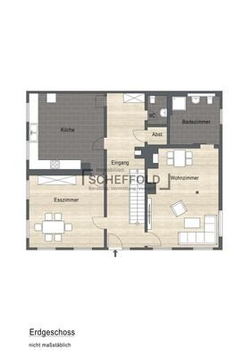 Grundriss Wohnhaus Erdgeschoss