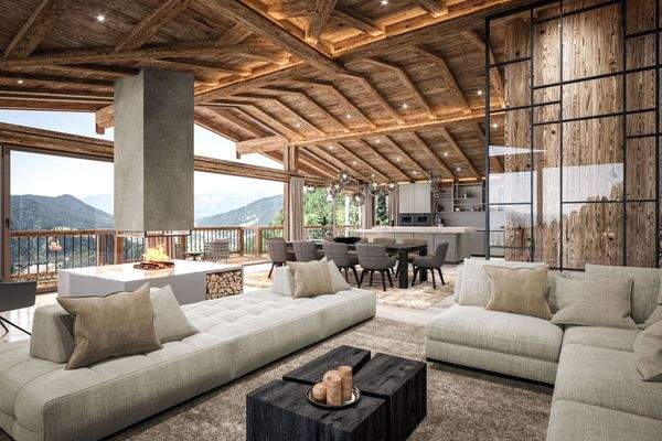 KITZIMMO-Grundstück mit Baugenehmigung für 2 Luxuschalets - Immobilien Itter kaufen.