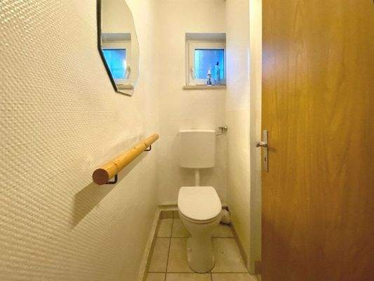 WC im Erdgeschoss