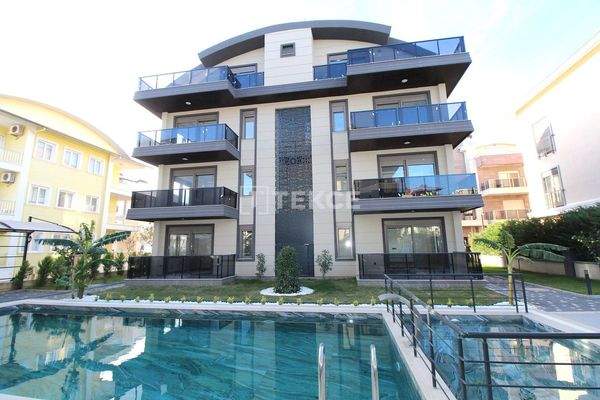 Properties in a Residential Complex with Pool in Antalya Belek