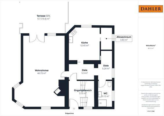 Grundriss Erdgeschoss