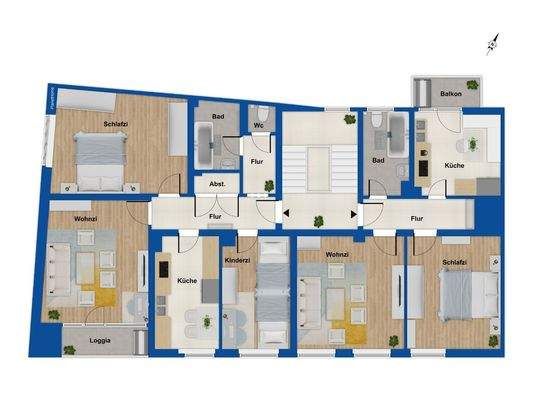 Grundriss 1. Obergeschoss