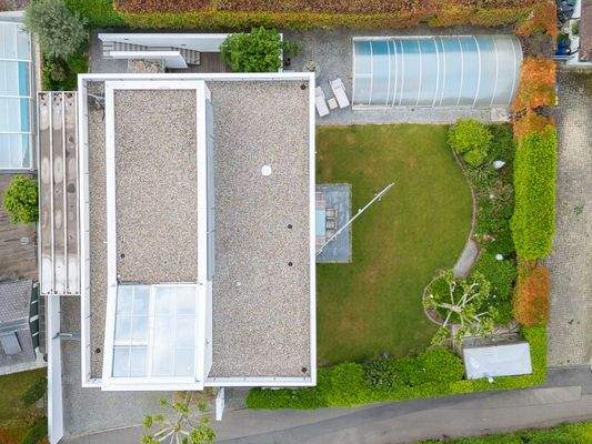 Vogelperspektive Luxusheim