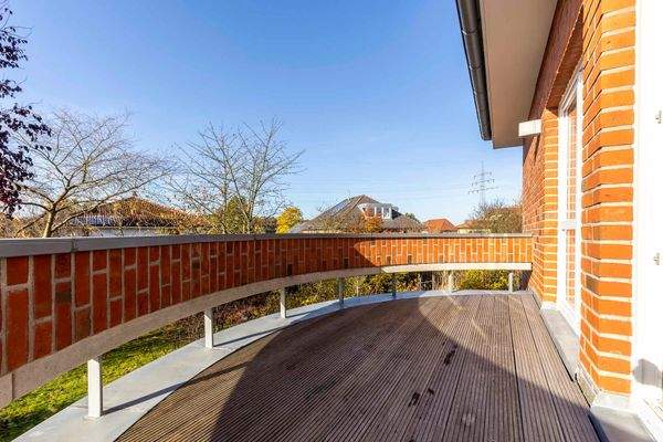 Großzügiger Balkon