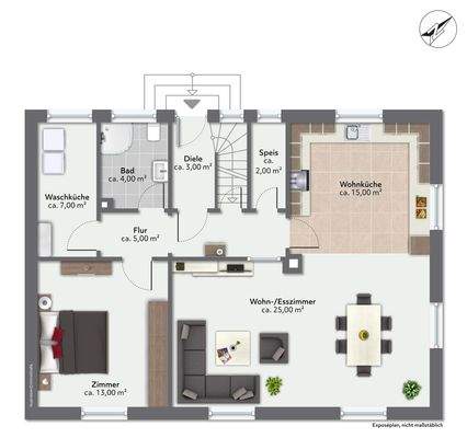 Grundriss Erdgeschoss