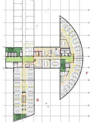 Grundriss 4. OG - open space