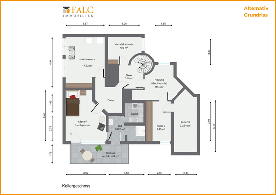 Alternativ Grundriss Kellergeschoss