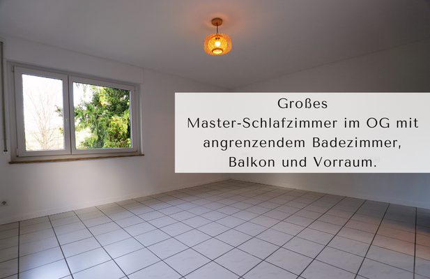 Master-Schlafzimmer OG Einfamilienhaus Badenweiler