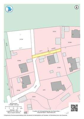 Burgsinn Katasterplan Zufahrt