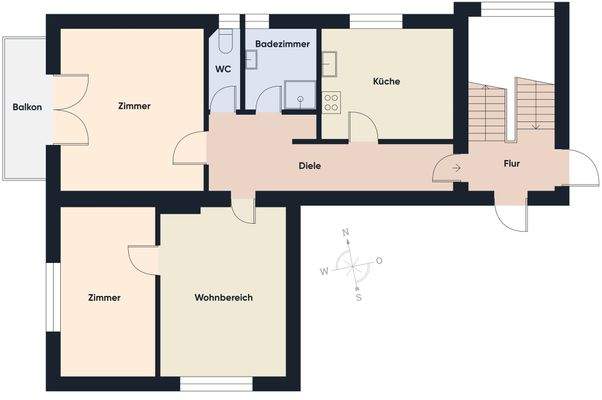 Grundriss ohne Maßstab