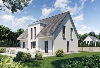 Optional mit Flachdachzwerchgiebel